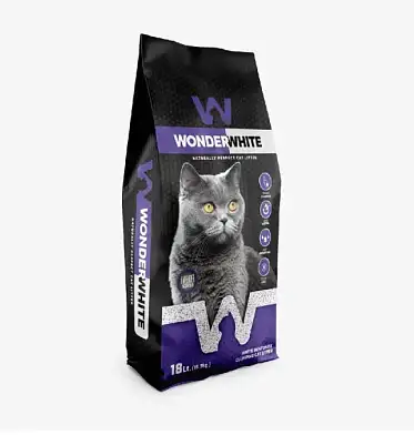 Wonder White Lavender наполнитель для кошек комкующийся c ароматом лаванды