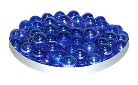 Купить Тритон Грунт стеклянный, круглый, мелкий, синий