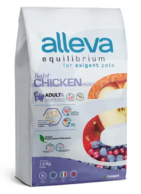 Alleva Equilibrium Cat сухой корм для кастрированных котов и стерилизованных кошек с курицей