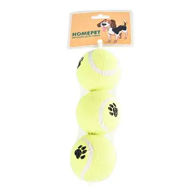Homepet игрушка для собак мячи теннисные