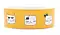 Миска керамическая для кошек "Кот-шпион» оранжевая #2